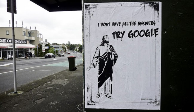 Google-God-poster-street-work-Mt-Eden-Auckland-nz-Component