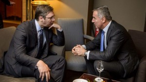 Aleksandar Vučić i Milo Djukanović (foto:www.vijesti.me)