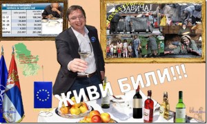 Aleksandar Vučić: Živi bili pa preživeli! / Foto: Geto Srbija