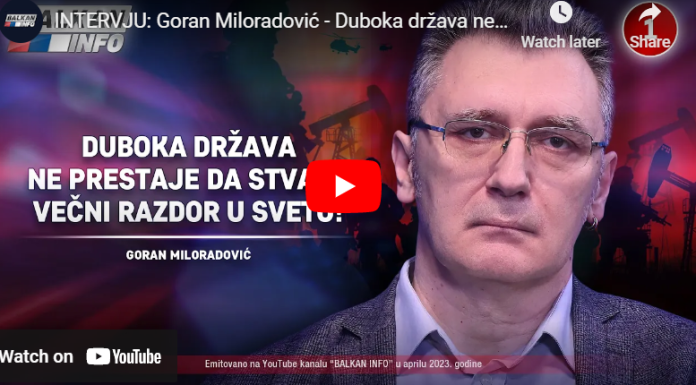 Duboka država ne prestaje da stvara večni razdor u svetu!